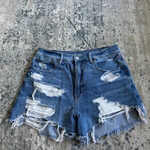 American Eagle Outfitters Women's Highest Rise ‘90s Boyfriend Jean Shorts